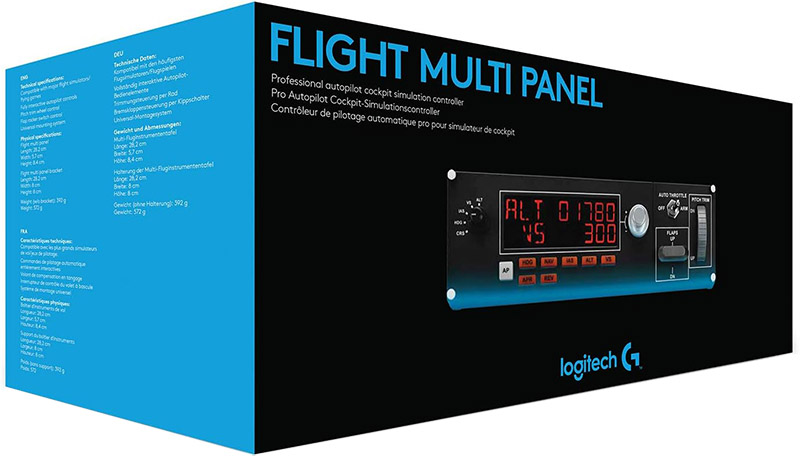 test Logitech G Saitek Pro Flight Multi Panel Contrôleur de Pilote Automatique pour