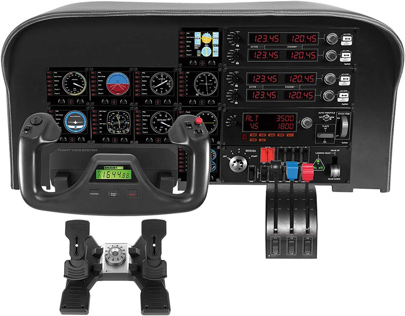 test et avis Logitech G Saitek Pro Flight Multi Panel Contrôleur de Pilote Automatiq