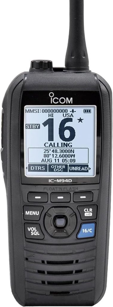 test ICOM IC-M94 Émetteur-récepteur radio VHF marin avec récepteur AIS et DSC
