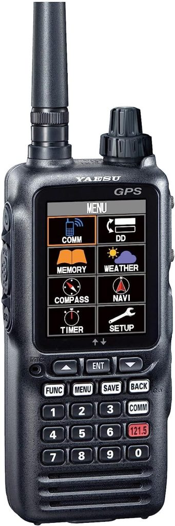 test Radio VHF Portable Yaesu FTA850L pour l’aviation