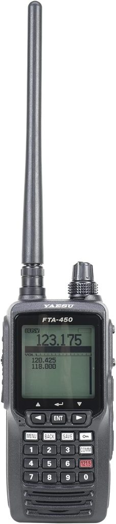 test Yaesu FTA450L Radio VHF Portable pour l’aviation