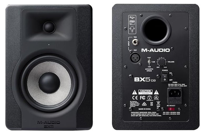 sur l’enceinte de monitoring M-Audio BX5 D3 la référence qualitéprix