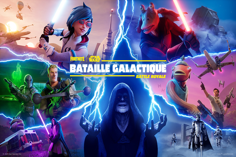 Fortnite Bataille Galactique Obtenez toutes les récompenses du Battle Pass Star Wars