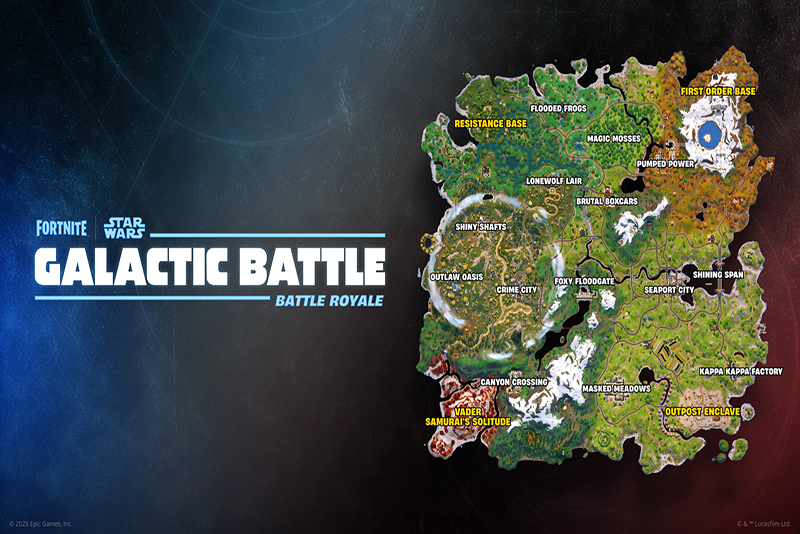 Découvrez les nouveautés de la saison Fortnite Galactic Battle : mise à jour Star Wars, sabres laser et bien plus