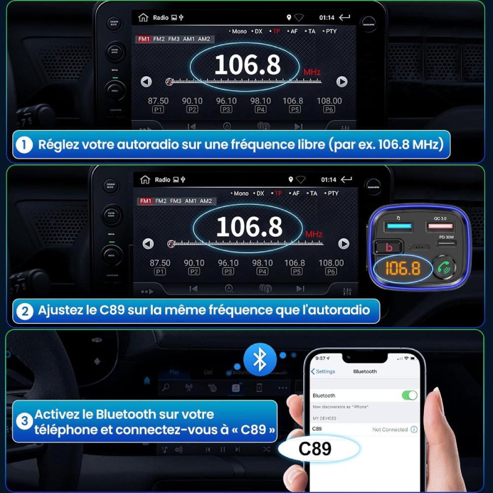 Test Transmetteur FM Gizmovine - Avis sur le Transmetteur FM Gizmovine - Un EXCELLENT CHOIX