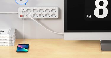 Review Multiprise Electrique NVEESHOX Multiprise Parafoudre et Surtension 10 Prises + 4 USB