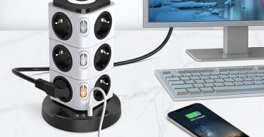 Review Tour Multiprise Electrique Acodot Test Complet 12 Prises + 3 USB avec Veilleuse