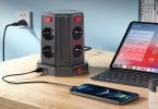 Test Tour Multiprise Sameriver 8 Prises et 4 USB avec 4 Interrupteurs Indépendants
